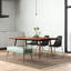 Jaron Walnut Solid Wood Top Dining Table