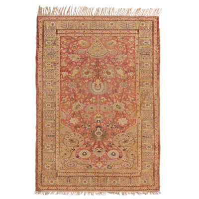 One-of-a-Kind 4'1" x 6' Hand Knotted Area Rug