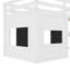 Lit simple peu encombrant avec rangement, bois de pin, style loft moderne, idéal pour les maisons compactes
