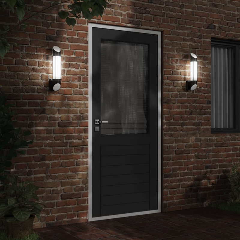 Deajia Plug-in 1 Light Outdoor Wall Light, Black