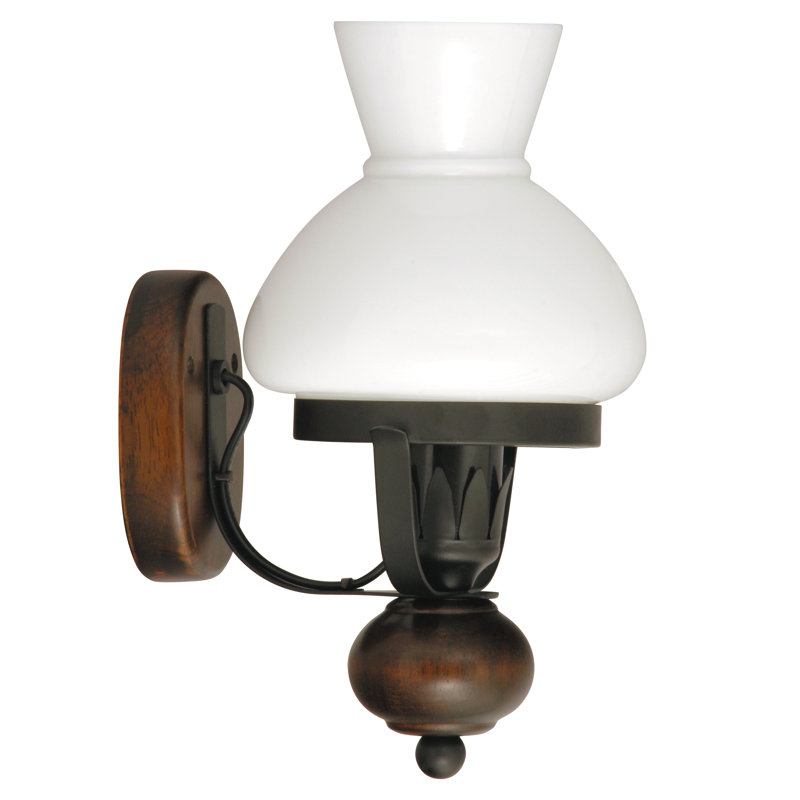 Petronel Metal/ Wood Armed Sconce