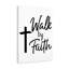 Walk By Faith - Wrapped Canvas Print-1294983635