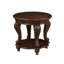 Table de bout ronde 22 po, table d'appoint en bois massif avec tablette, table de coin de salon facile à assembler-928702319