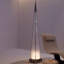Verre trempé argenté + lampes sur pied en acier inoxydable-2026154719