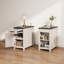 Table de bout haute de 23,5 po avec station de chargement et de rangement Analiesa-1116641771