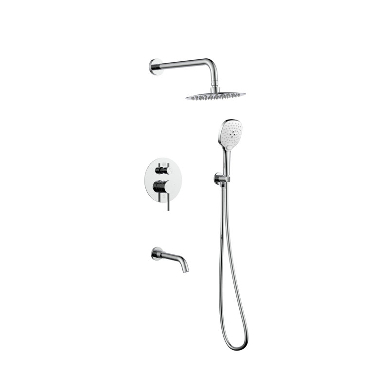 George Pressure-Balanced All-In-One Kit with Rough in-Valve, Chrome