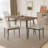 55.1'' Rectangular Dining Table Set, Modern Kitchen Table, Steel Legs (1 Table 4 Chairs)-436812399-436812393