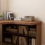 Bureaux en bois massif en L brun noisette-107466482-107466480