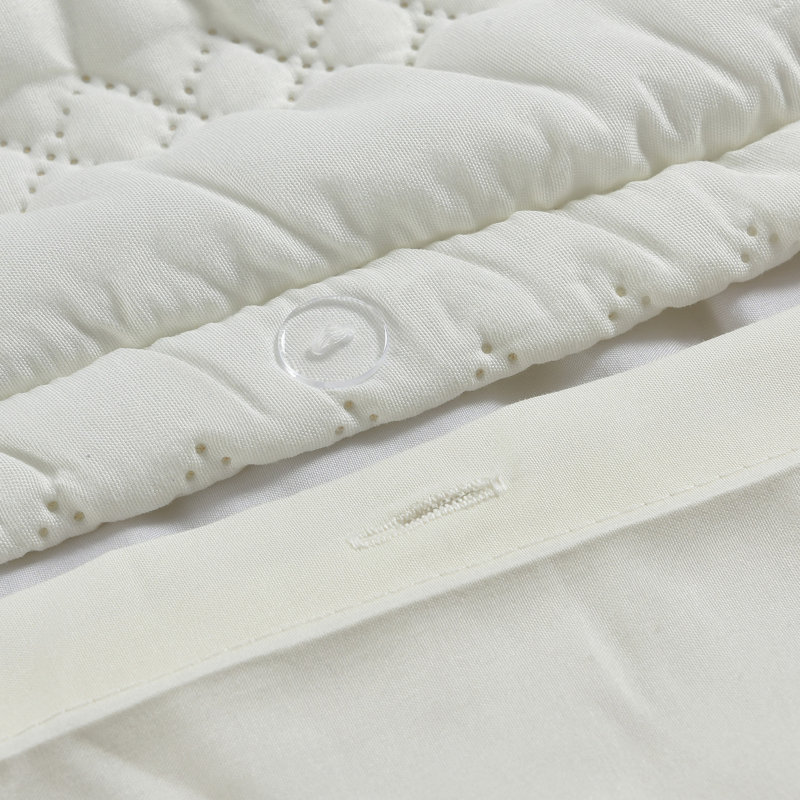 3D Embossed Geometric Pattern Saville Duvet Set, 3, White, Double Duvet Cover Set