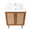 Classe 24" Freestanding Bathroom Vanity in Golden Oak with Sink Top-92284217
