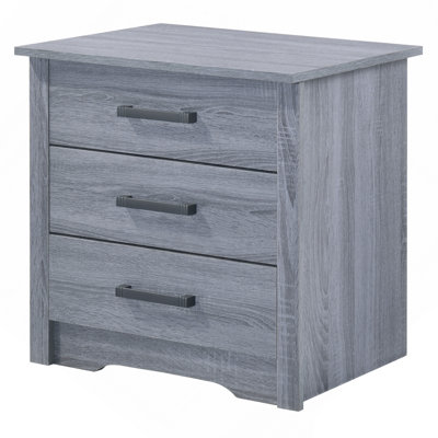 Table de chevet contemporaine grise