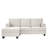 86'' L Shaped Couch With Armrest Organizer,3 Seats Sofas With Movable Ottoman,Comfy Sectional Sofa With Thick Cushion,Linen Sectional Couches For Living Room,Bedroom,Apartment-2141171813
