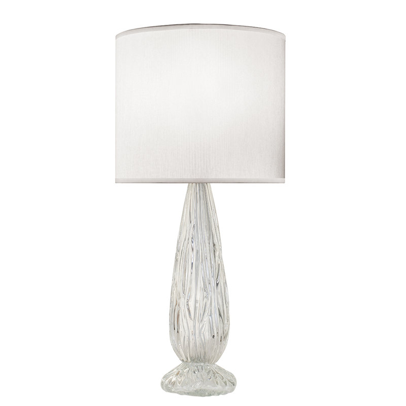 Las Olas Table Lamp, Silver, White