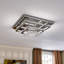 Fernly Glass LED Flush Mount