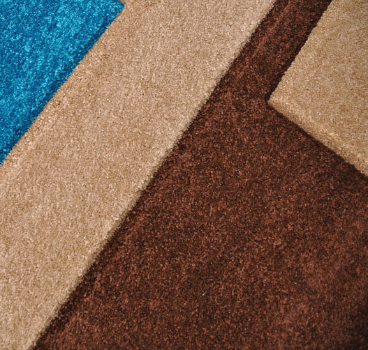 Wool Abstract Indoor Rug, 5'3" x 7'2"
