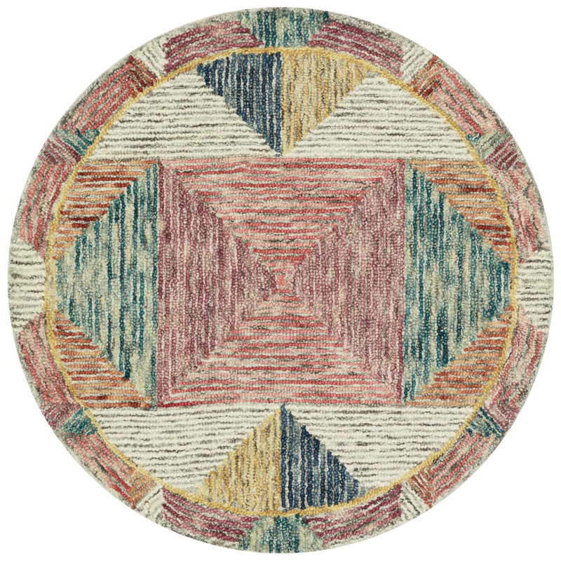 Morecambe Wool Indoor Rug, Round 3'