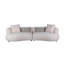 Canapé modulaire en tissu 4 places Pure Collection