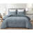 Washed Microfiber Bedding Honeycomb Comforter Set-81915326-81915323