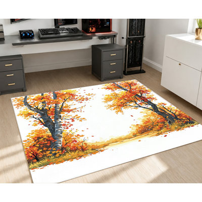 Tapis vibrant Vibrant Autumn Tree Tree