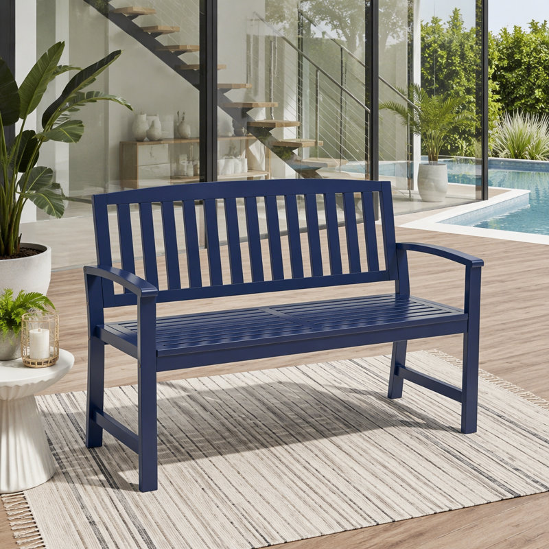 Banc de patio, Blue