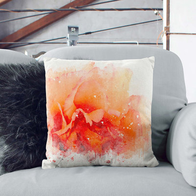 Floral Square Throw Cushion