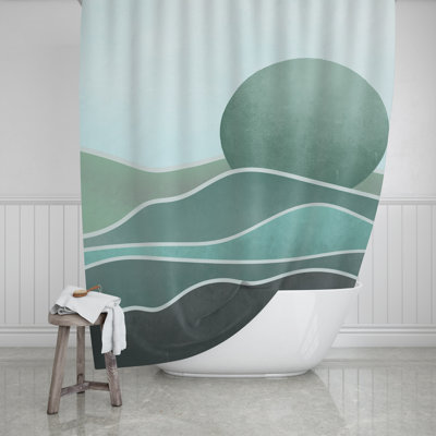 Peggi Abstract Shower Curtain
