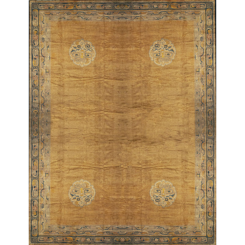 Antique Oversized Savonnerie Austrian Knotted Rug