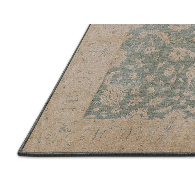 Tapis vert / brun Malte Malte, Rectangle 4 pi x 6 pi
