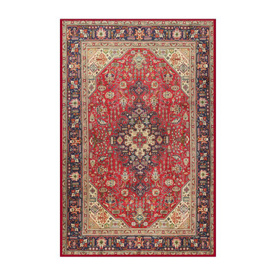 Tapis de style oriental rouge
