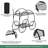 Alluvial Metal Plant Stand