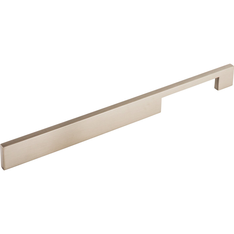 Linear Bar pull, Brushed Satin Nickel, 12" Center to Center