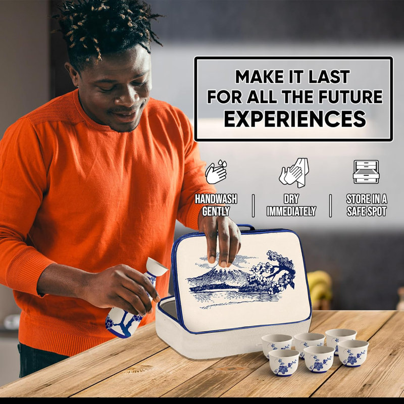 Ceramic 7 - Piece Beverage Serving Set