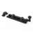 Black Slide Bolt Door Latch 4" L Wrought Iron Sliding Bolts with Catch