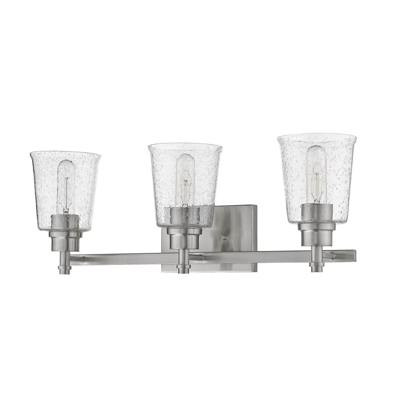 Masham 3 - Light Dimmable Vanity Light, Brushed Nickel