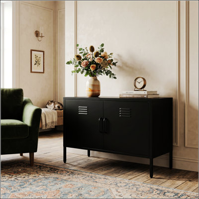 Armoire de rangement robuste en acier avec tablette réglable et pieds de nivellement, armoire métallique multifonctionnelle pour usage domestique, de bureau ou commercial