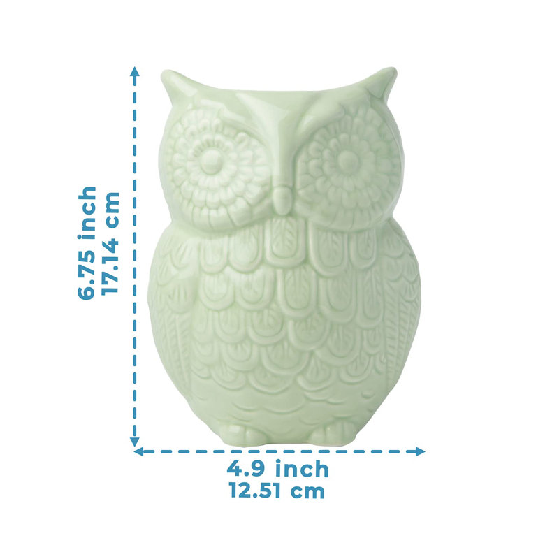 Vaisselle et porte-ustensiles en céramique Owl