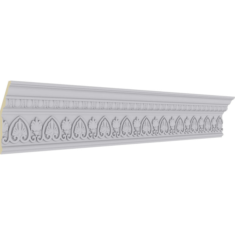 Kirke 94.5" White Polyurethane Crown Moulding