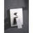 Brushed Nickel Shower - Ceiling Mounted, Stainless Steel With 16" Head And Handheld For Natural Self-Cleaning Nozzle Stability Mounted In Handheld,
