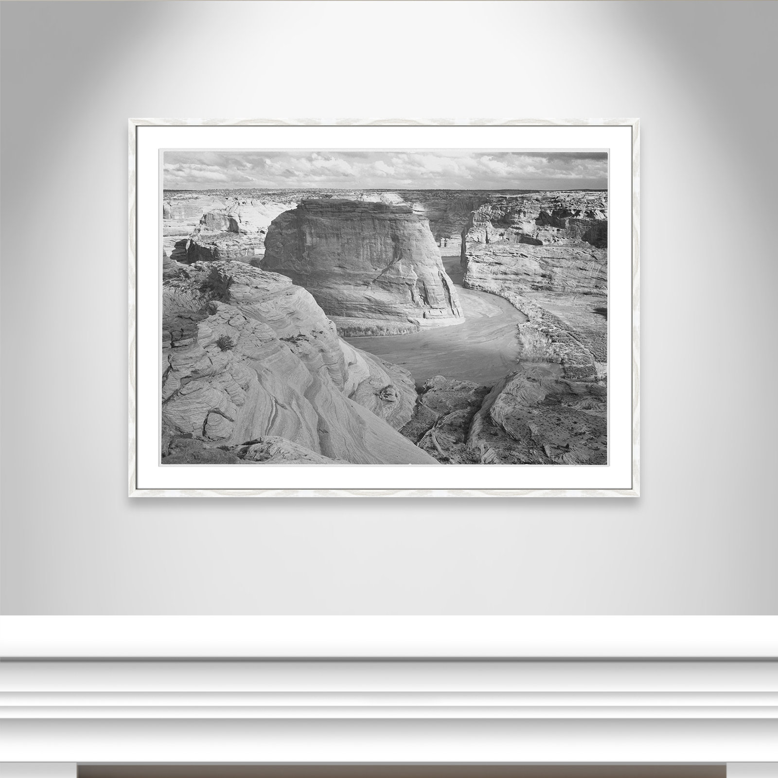 Canyon De Chelly Arizona 2 by Adams, 29.5" H x 41.5" W x 0.75" D, White
