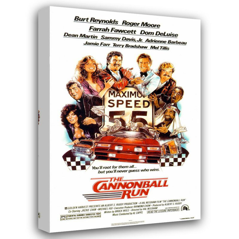Cannonball Run, H 24 po x l 16 po