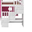 Lit mezzanine simple avec tente et tour