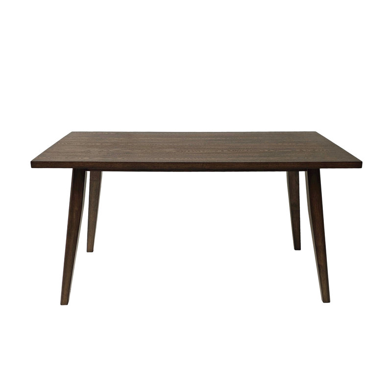 Table de salle à manger en bois (noyer), Brun