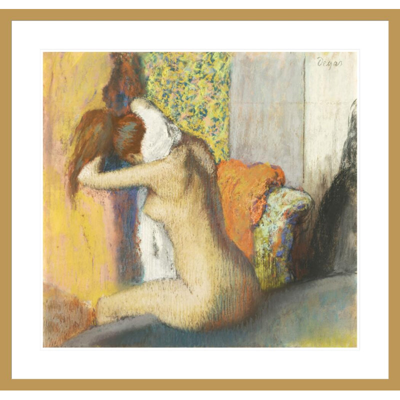 Edgar Degas - estampe numérique encadrée, H 33,5 po x l 35,11 po