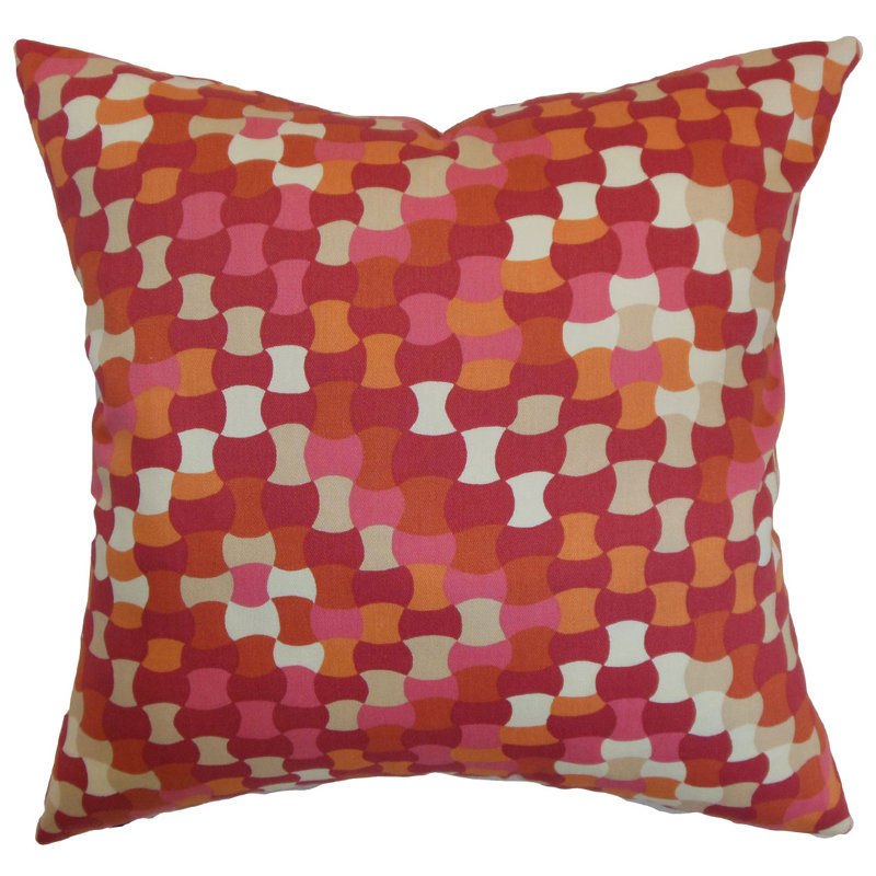 Housse de coussin en coton Gaya, 20 po x 20 po, Baie