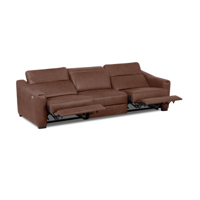 Texas 3-Seat Power Reclining Sofa in Full-grain Leather
