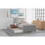 Lit plate-forme avec lit gigogne-2115866370
