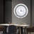 Medium circular wall clock-1847506695