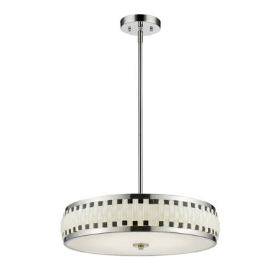 Lustre tambour à 4 lumières DEL Corsha