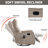 Heat Massage Manual Recliner Chair With Rocker And Swivel In Fabric For Living Room-606437415