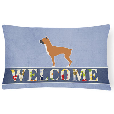  Coussin Boxer Welcome